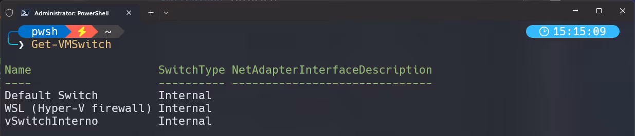 Get-VMSwitch